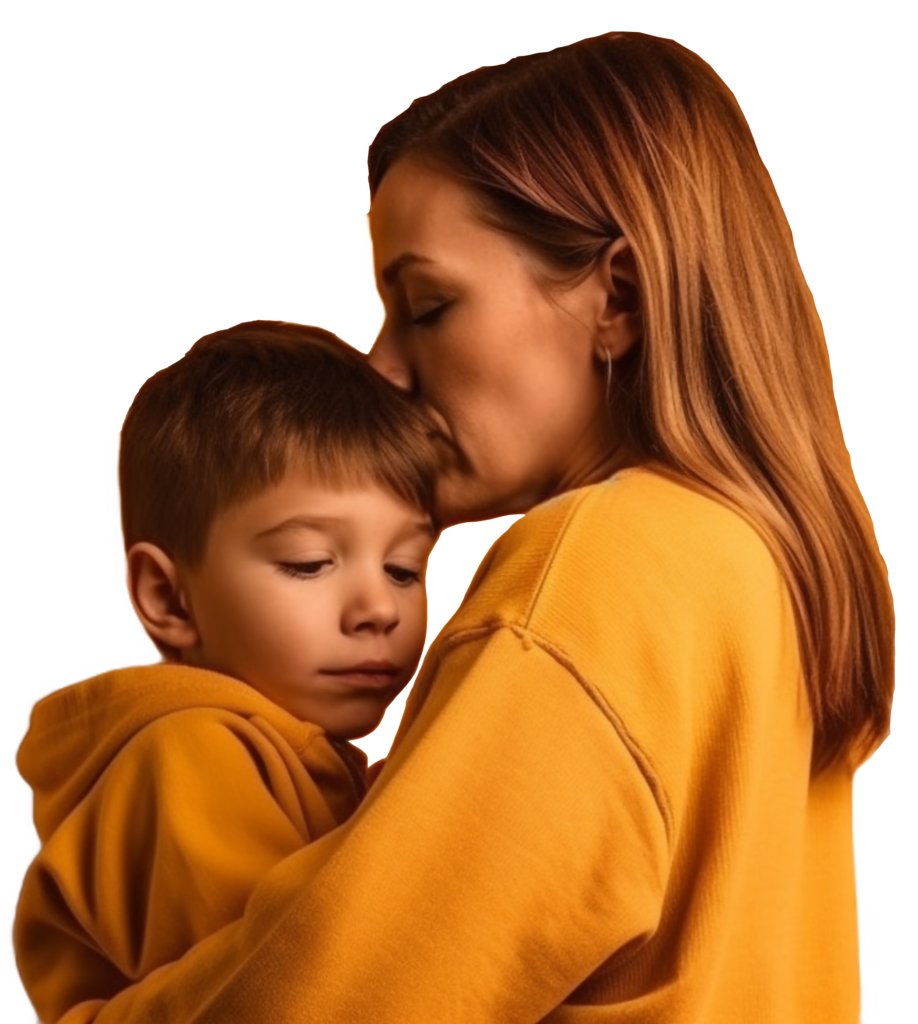 Mãe e filho, modelos