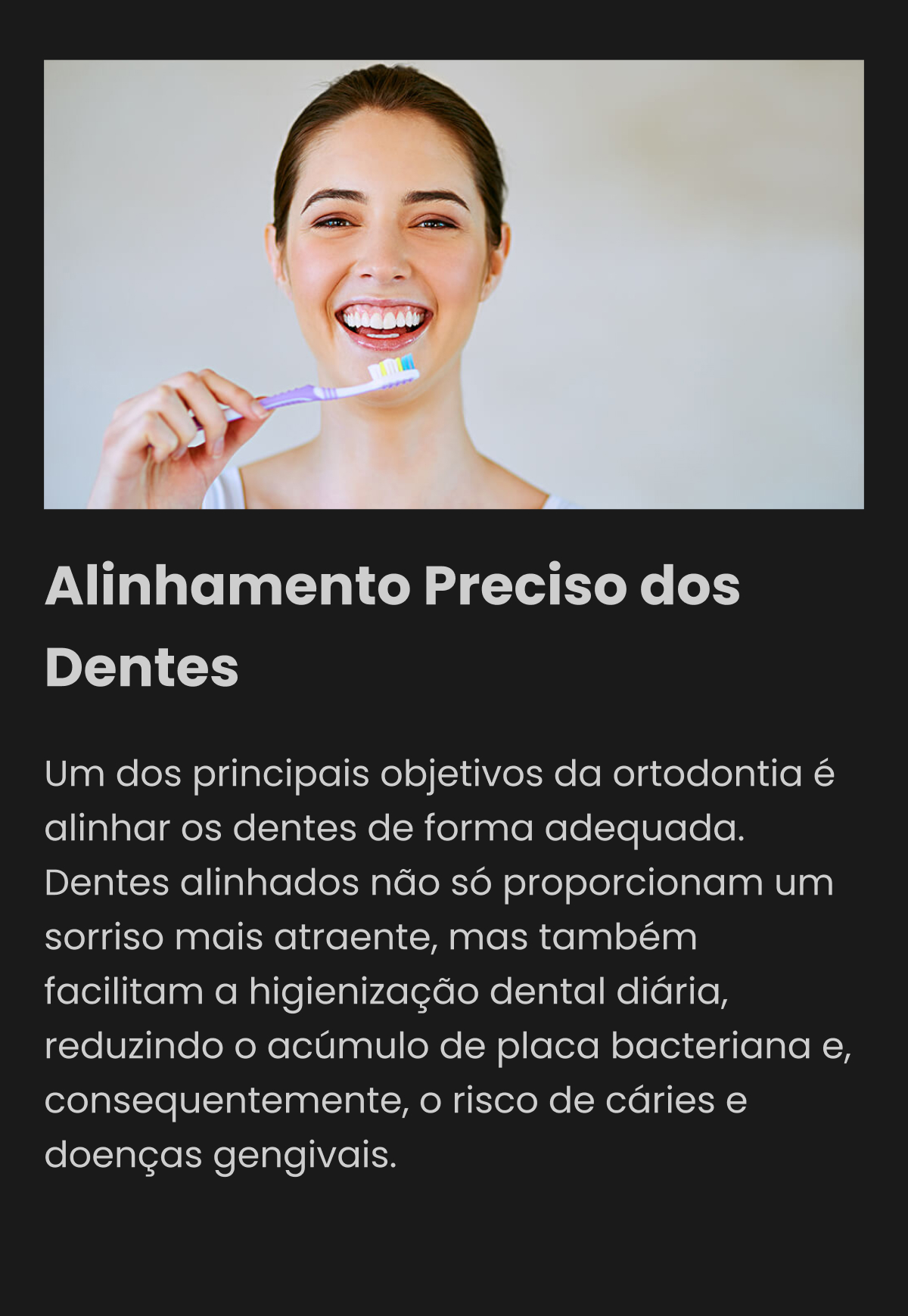 Alinhamento Preciso dos Dentes