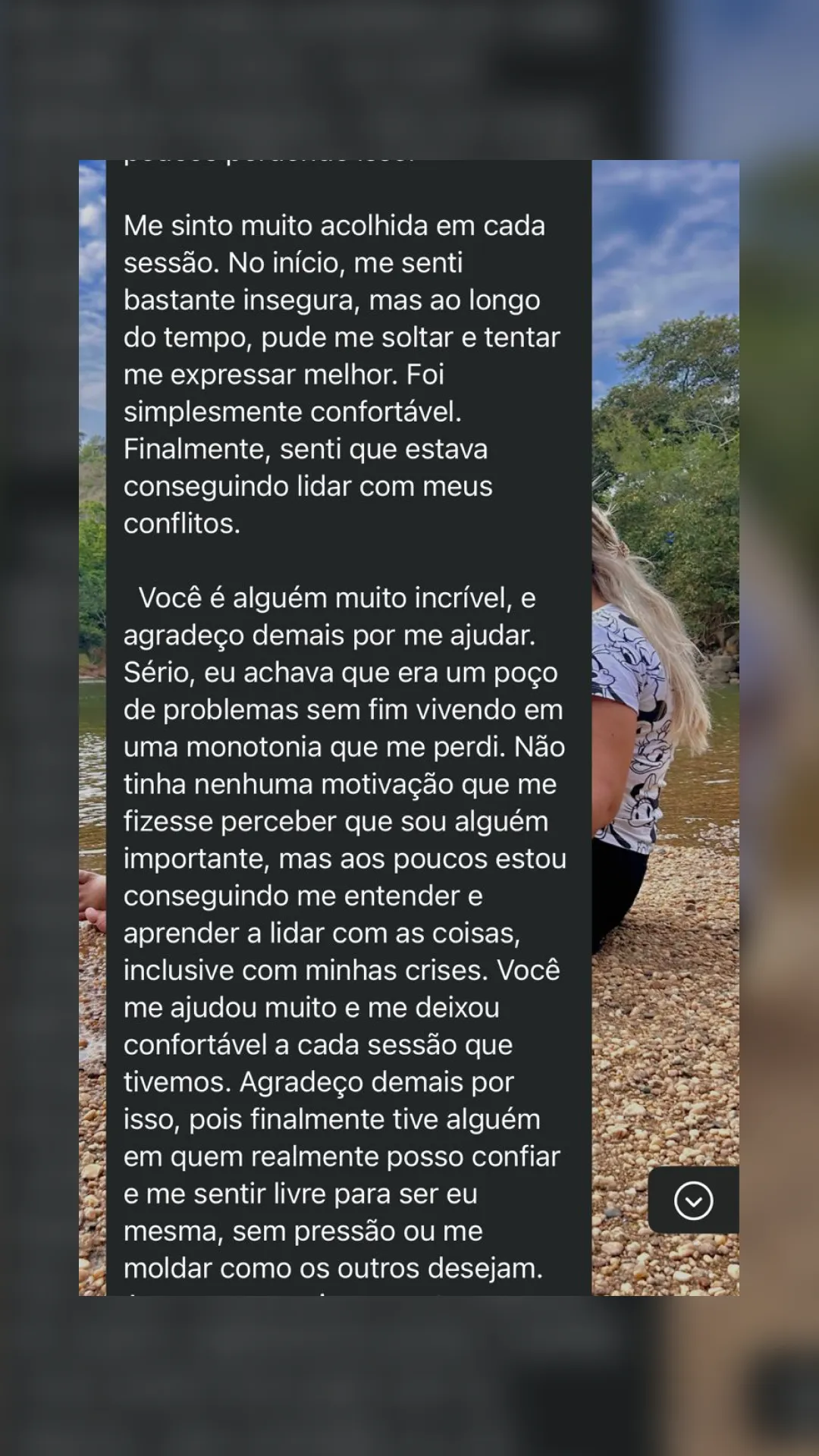 Depoimentos Clínica Desenvolver Psicologia